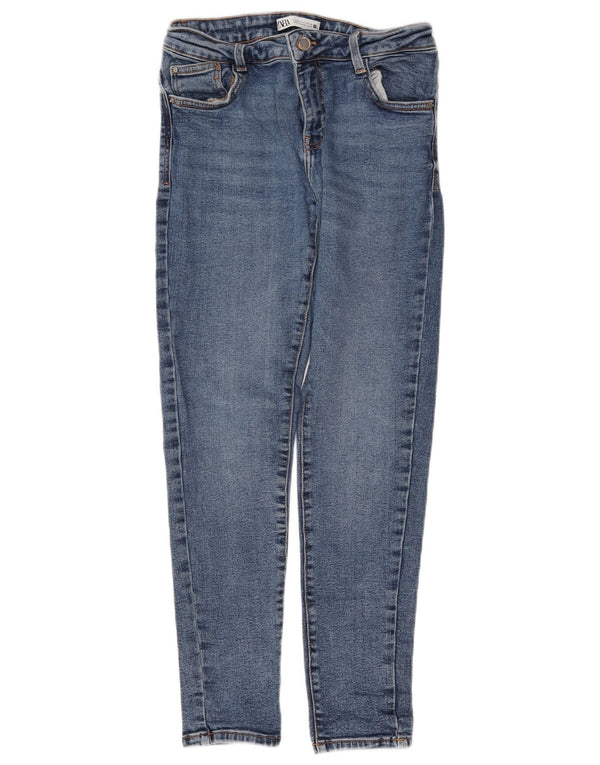 Zara Γυναικείο Skinny Jeans EU 40 Medium W30 L30 Blue Cotton