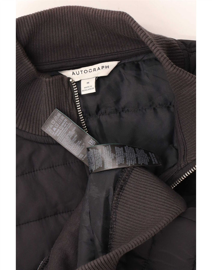 Ανδρικό μπουφάν Marks & Spencer Autograph με επένδυση UK 38 Medium Navy Blue