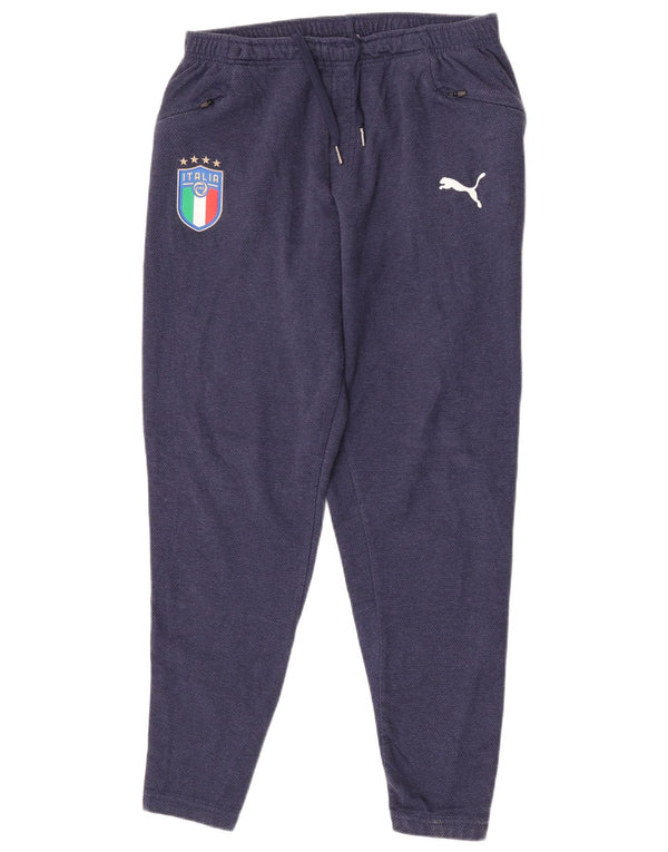 Ανδρική φόρμα Puma Mens Italia Παντελόνι Μεγάλο Μπλε Βαμβακερό