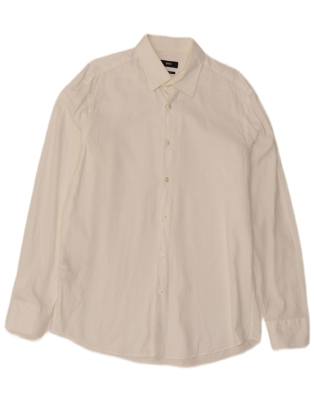 Ανδρικό πουκάμισο Hugo Boss Regular Fit Μέγεθος 41 Μεγάλο λευκό βαμβακερό