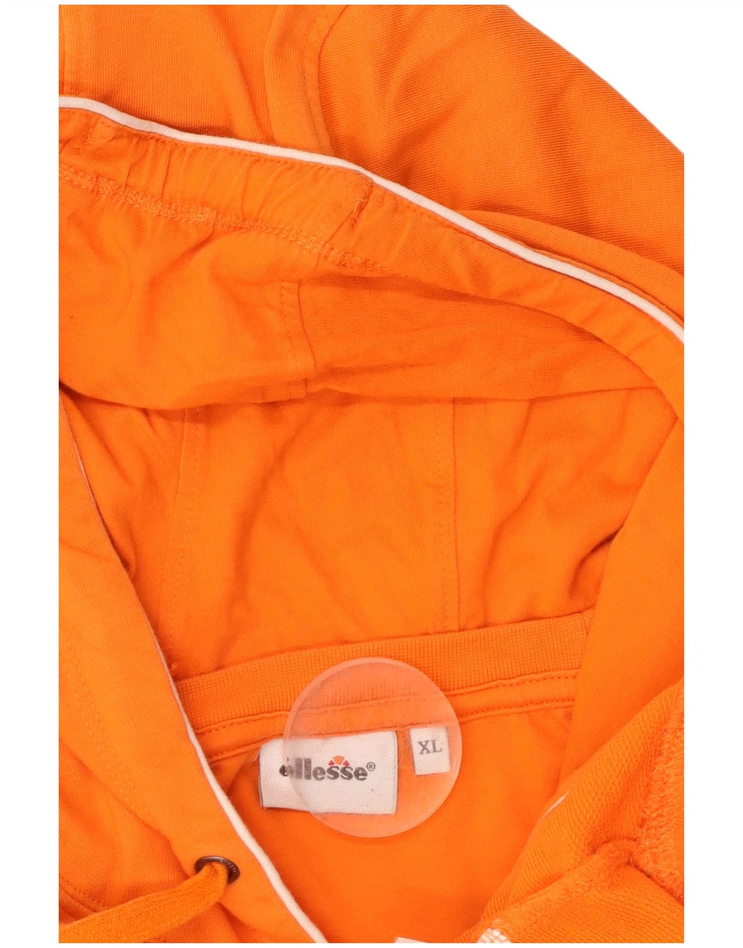 ELLESSE Ανδρικό γραφικό κουκούλα Jumper XL Πορτοκαλί βαμβακερό