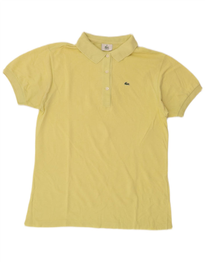 Γυναικείο πουκάμισο Polo Lacoste Νούμερο 40 Μεσαίο κίτρινο βαμβακερό