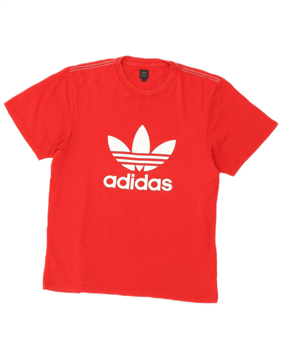 Ανδρικό γραφικό T-Shirt Adidas Top Μεσαίο κόκκινο βαμβακερό