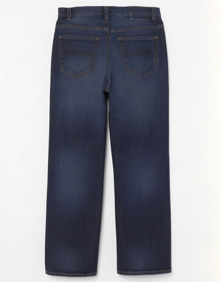 Marks & Spencer Mens Blue Harbor Straight Jeans W32 L29 Navy Cotton