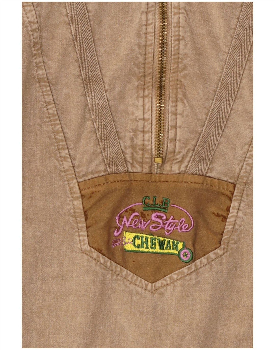 Chewan ανδρικό μπλουζάκι με φερμουάρ μακρυμάνικο XL γκρι