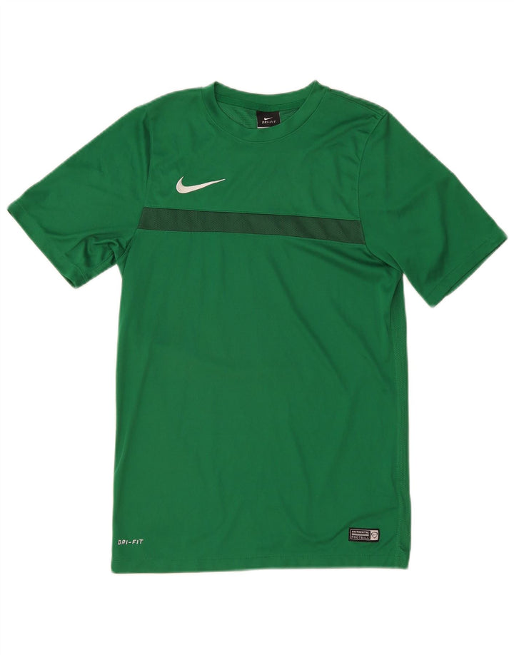 Ανδρικό T-shirt Nike Dri Fit T-shirt από μικρό πράσινο πολυεστέρα