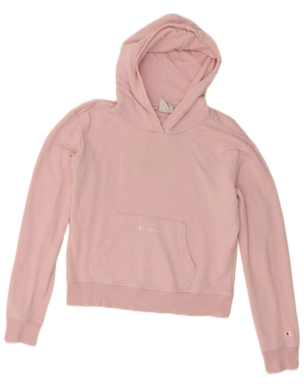 Champion Girls Hoodie Jumper 13-14 Years XL Pink