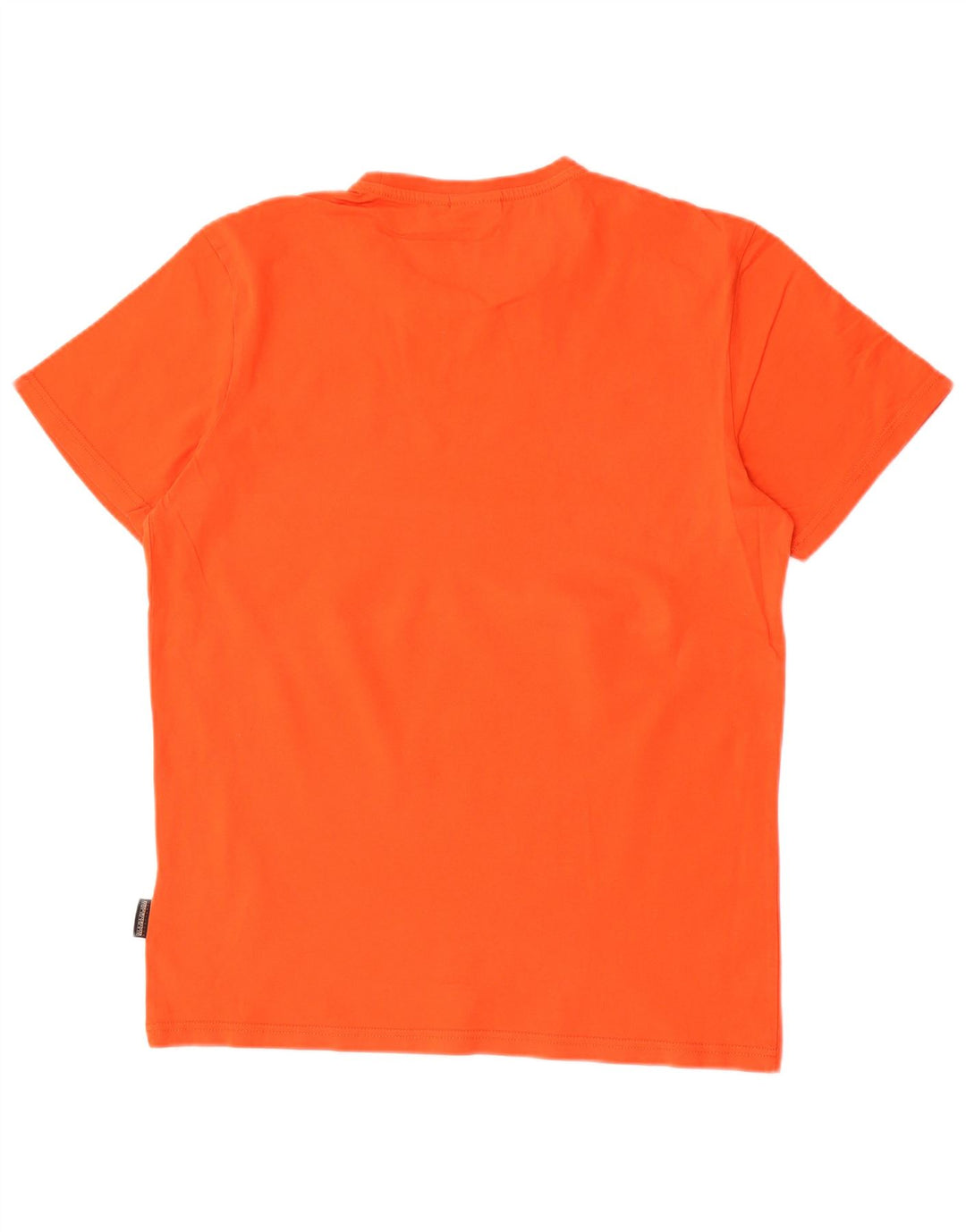 Ανδρικό T-Shirt Napapijri Τοπ μεσαίο πορτοκαλί βαμβακερό