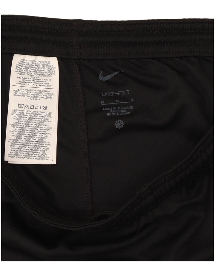 Γυναικείο αθλητικό σορτς Nike Dri Fit UK 12 μεσαίο μαύρο πολυεστέρα