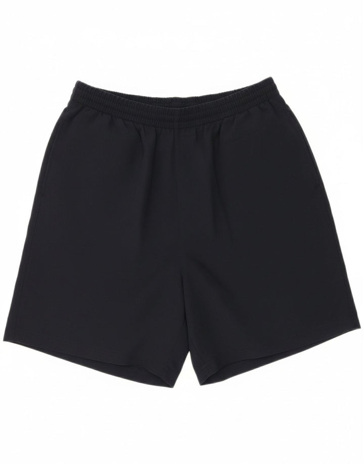 REEBOK Mens Sport Shorts Large Navy Blue Polyester