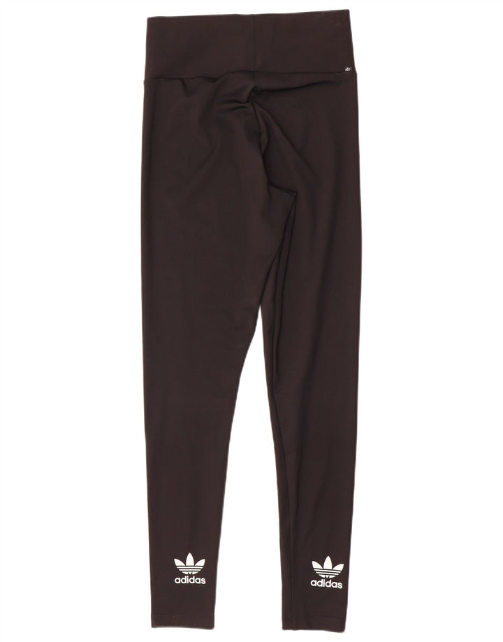 Γυναικείο κολάν Adidas UK 10 Small Black Polyester