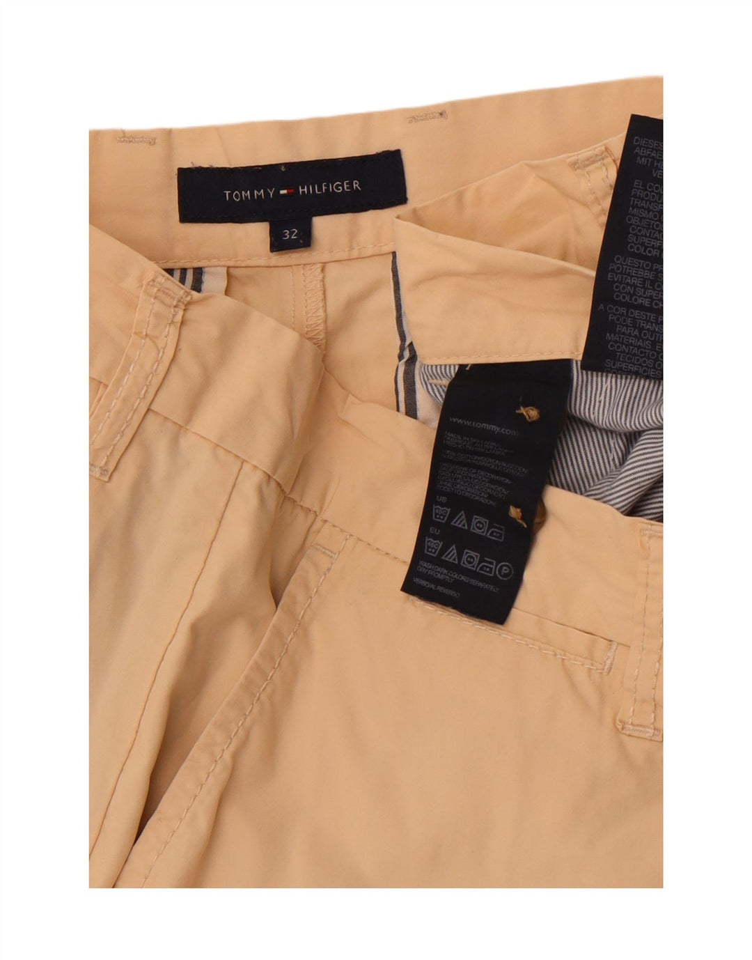 Ανδρικό σορτς Chino TOMMY HILFIGER W32 Βαμβακερό μεσαίο μπεζ