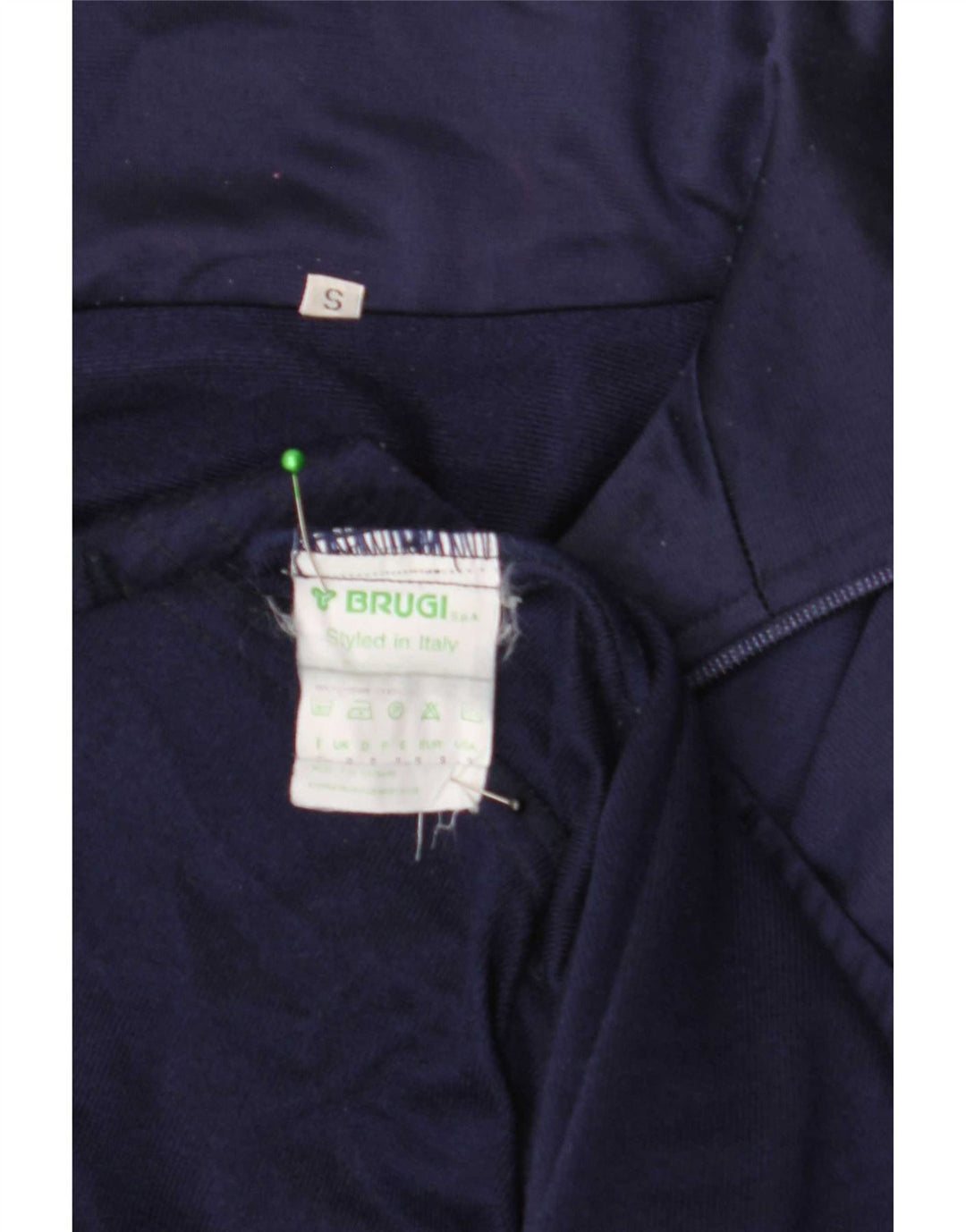 Brugi Ανδρική φόρμα γραφικής φόρμας Top Jacket Small Navy Blue Polyester