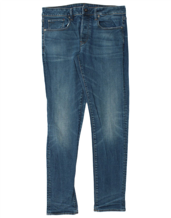 G-Star Ανδρικό 3301 Slim Jeans W32 L32 Μπλε βαμβακερό