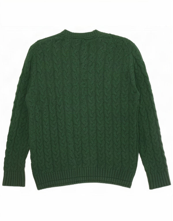 Tommy Hilfiger Mens Regular Fit Crew Neck Jumper Sweater Medium Green