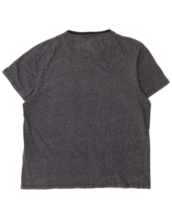 Ανδρικό T-Shirt Ted Baker Top Size 4, Βαμβακερό μπλε ναυτικό