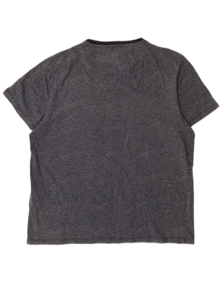 Ανδρικό T-Shirt Ted Baker Top Size 4, Βαμβακερό μπλε ναυτικό