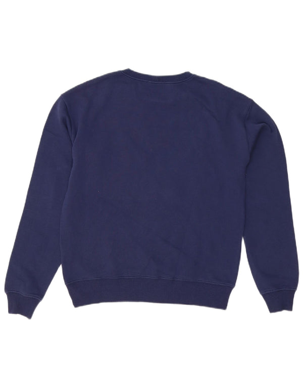 Γραφικό φούτερ Benetton Girls Jumper 13-14 ετών 3XL Navy Blue Cotton