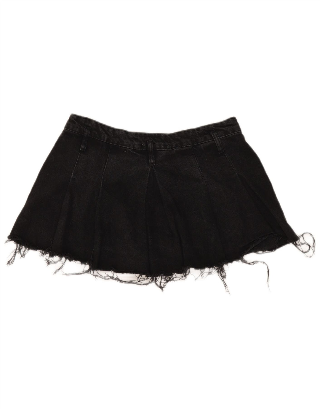 Zara Γυναικεία Μίνι Τζιν Φούστα Μεσαία W32 Μαύρη Βαμβακερή
