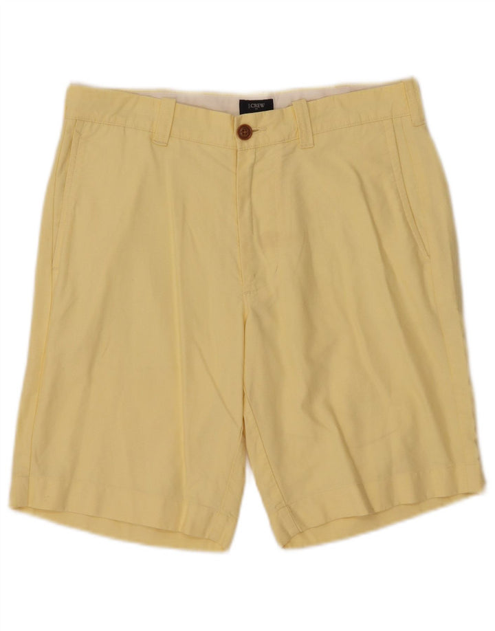 J. CREW Ανδρικό σορτς Chino W30 Μεσαίο κίτρινο βαμβακερό