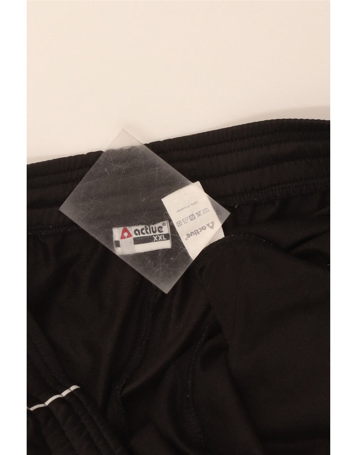 Active Ανδρική φόρμα παντελόνι Joggers 2XL Μαύρο Πολυεστέρα