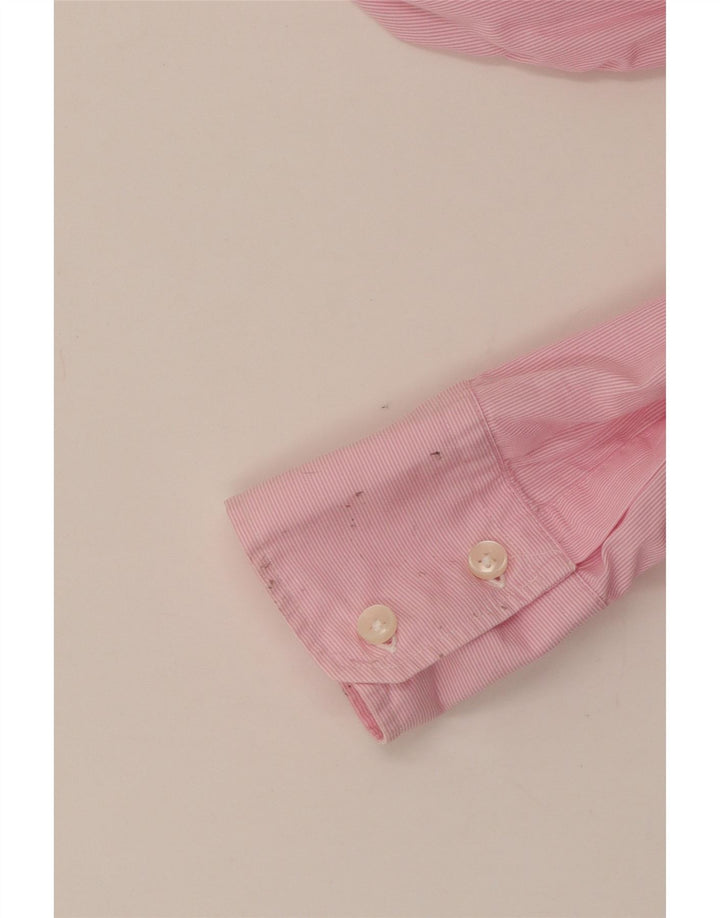 Γυναικείο πουκάμισο Benetton UK 12 μεσαίου ροζ ρίγες