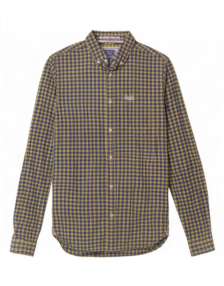 Ανδρικό πουκάμισο Superdry Small Blue Check Cotton