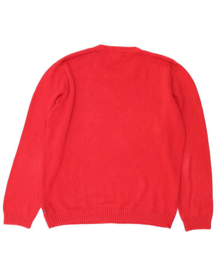 Ανδρικό πουλόβερ Gas Crew Neck Jumper XL Κόκκινο βαμβακερό