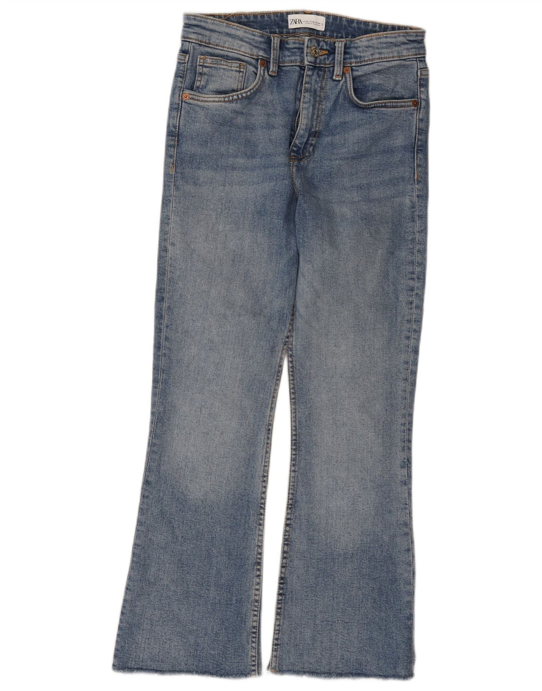 Zara Γυναικείο Τζιν μποτάκι EU 38 Small W28 L26 Blue