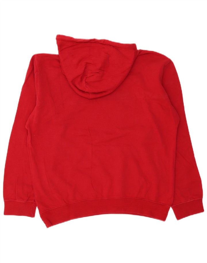 Ανδρικό Champion Graphic Hoodie Jumper Μεσαίο κόκκινο βαμβακερό