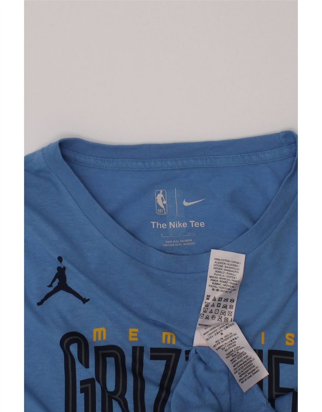 Γραφικό T-shirt NIKE Boys Memphis Grizzlies Top 10-11 Years Medium Blue