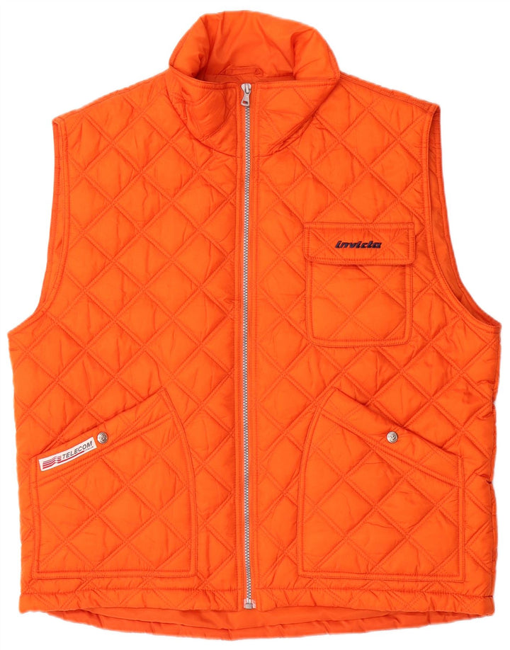 INVICTA Ανδρικό καπιτονέ Gilet UK 38 Medium Orange