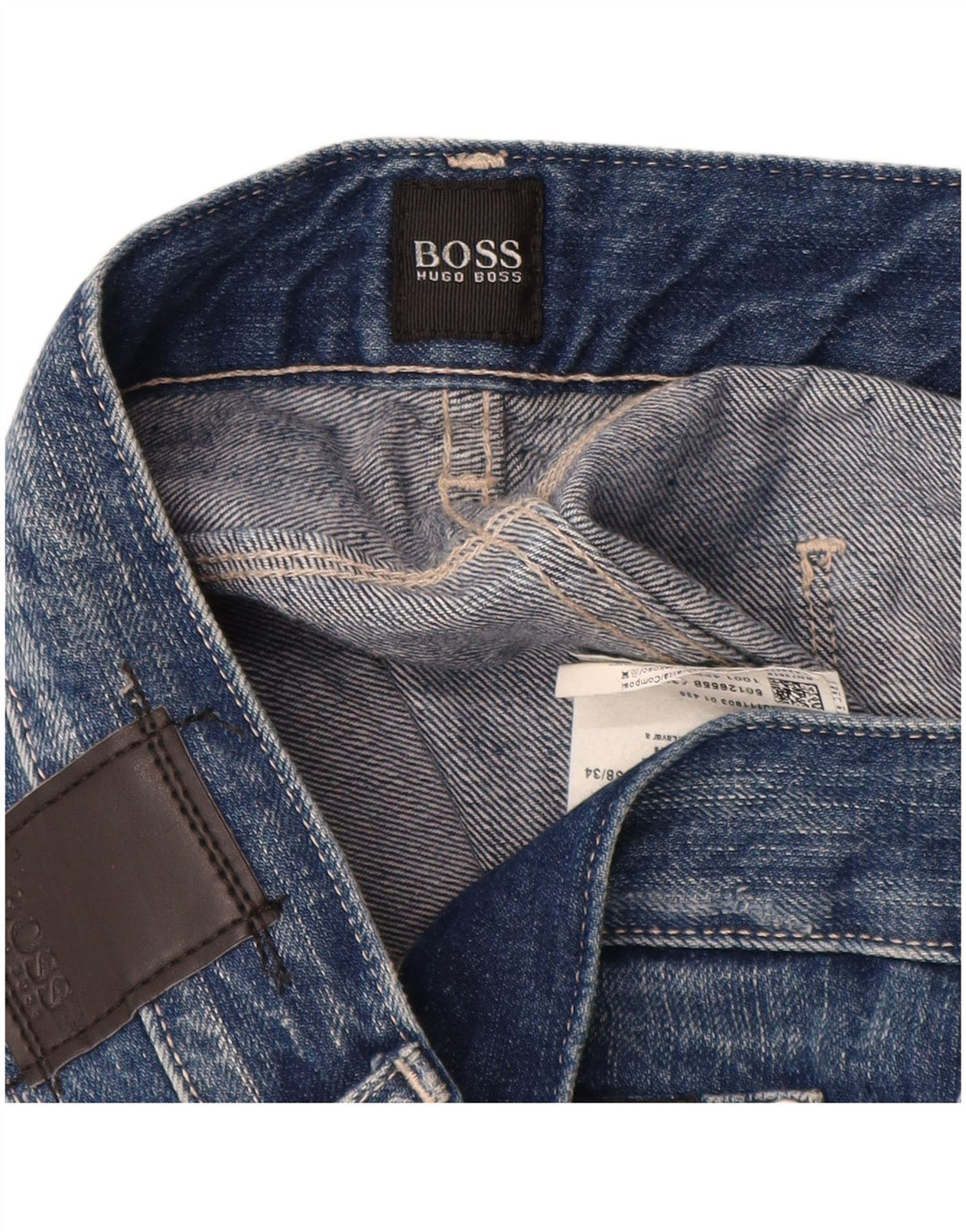 Ανδρικό τζιν Hugo Boss Denver Straight W38 L30 Μπλε βαμβακερό