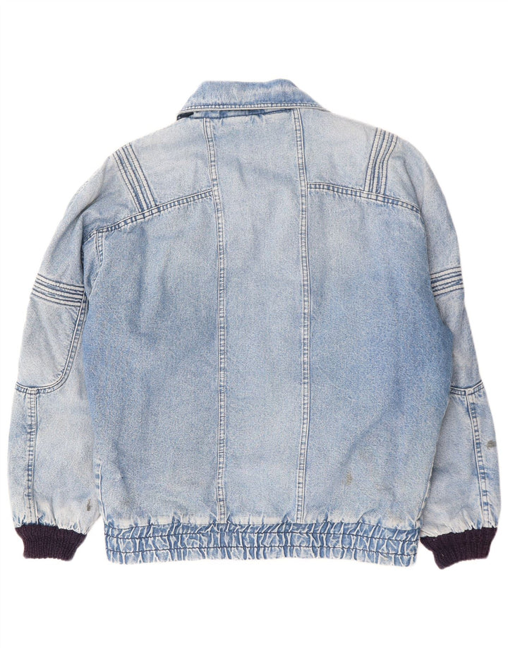 POP 84 Ανδρικό Vintage Loose Fit τζιν σακάκι Sherpa UK 38 μεσαίο μπλε βαμβακερό