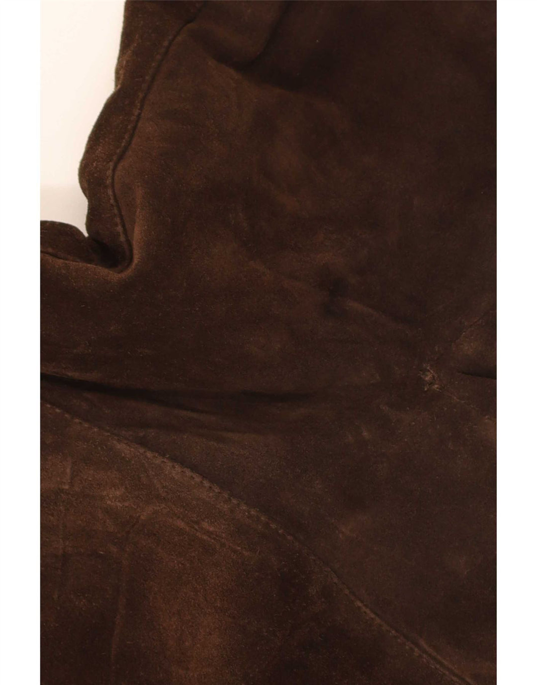 Vintage Ανδρικό Sherpa Suede Bomber Jacket UK 36 Small Brown