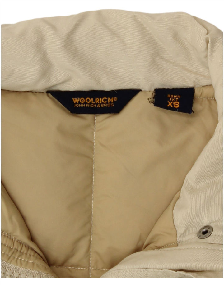 Woolrich γυναικείο μπουφάν με επένδυση UK 6 XS μπεζ πολυαμίδιο
