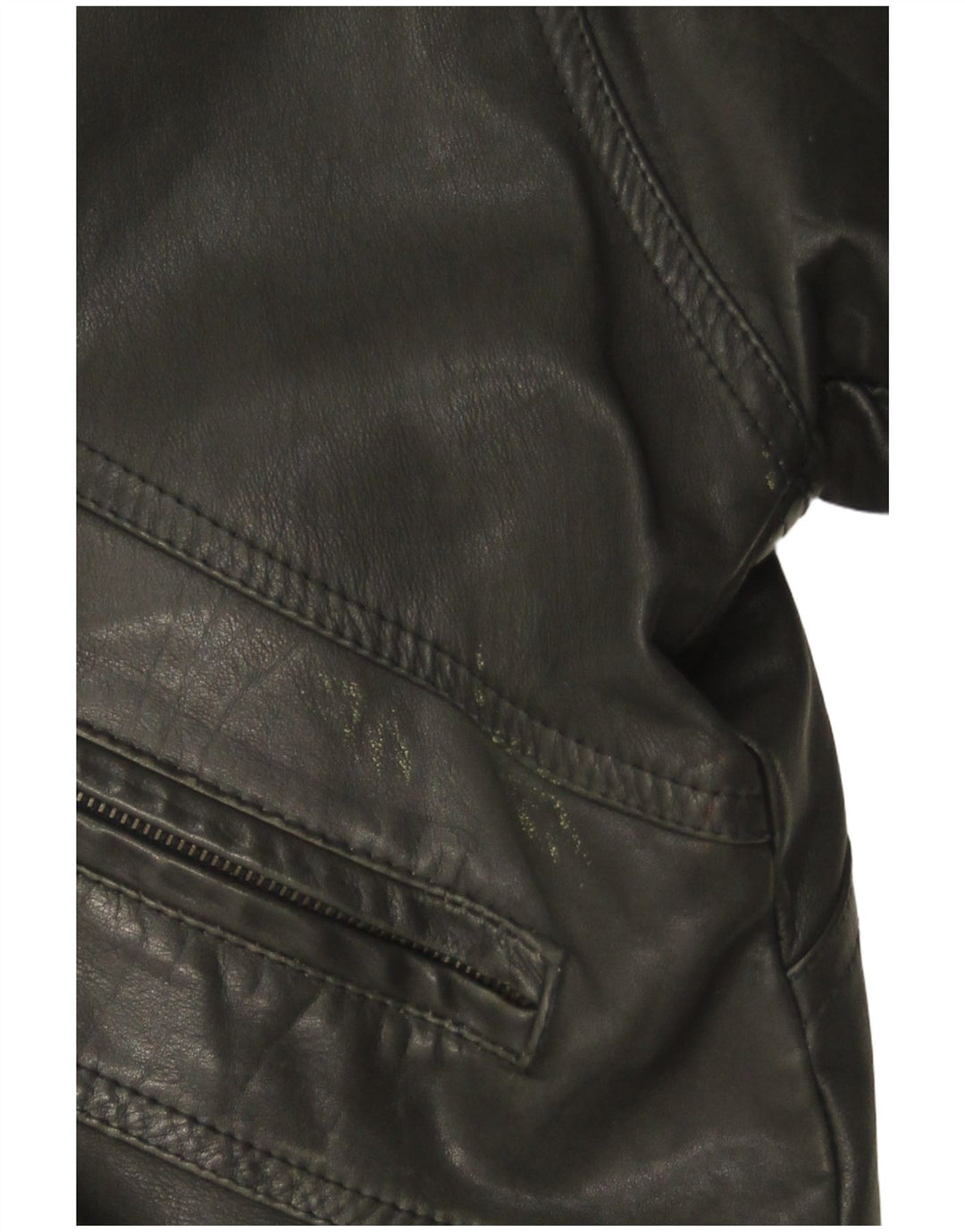 Vintage Ανδρικό Δερμάτινο Μπουφάν UK 42 XL Μαύρο
