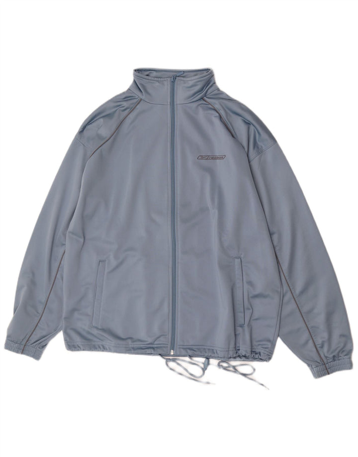 Ανδρική φόρμα γυμναστικής Reebok Graphic Loose Fit Top Jacket Μικρό Μπλε Πολυεστέρας
