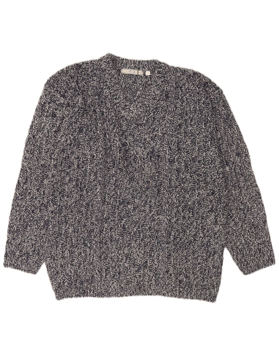 Lotto Ανδρικό πουλόβερ με λαιμόκοψη με λαιμόκοψη, μεγάλο μπλε ναυτικό ακρυλικό