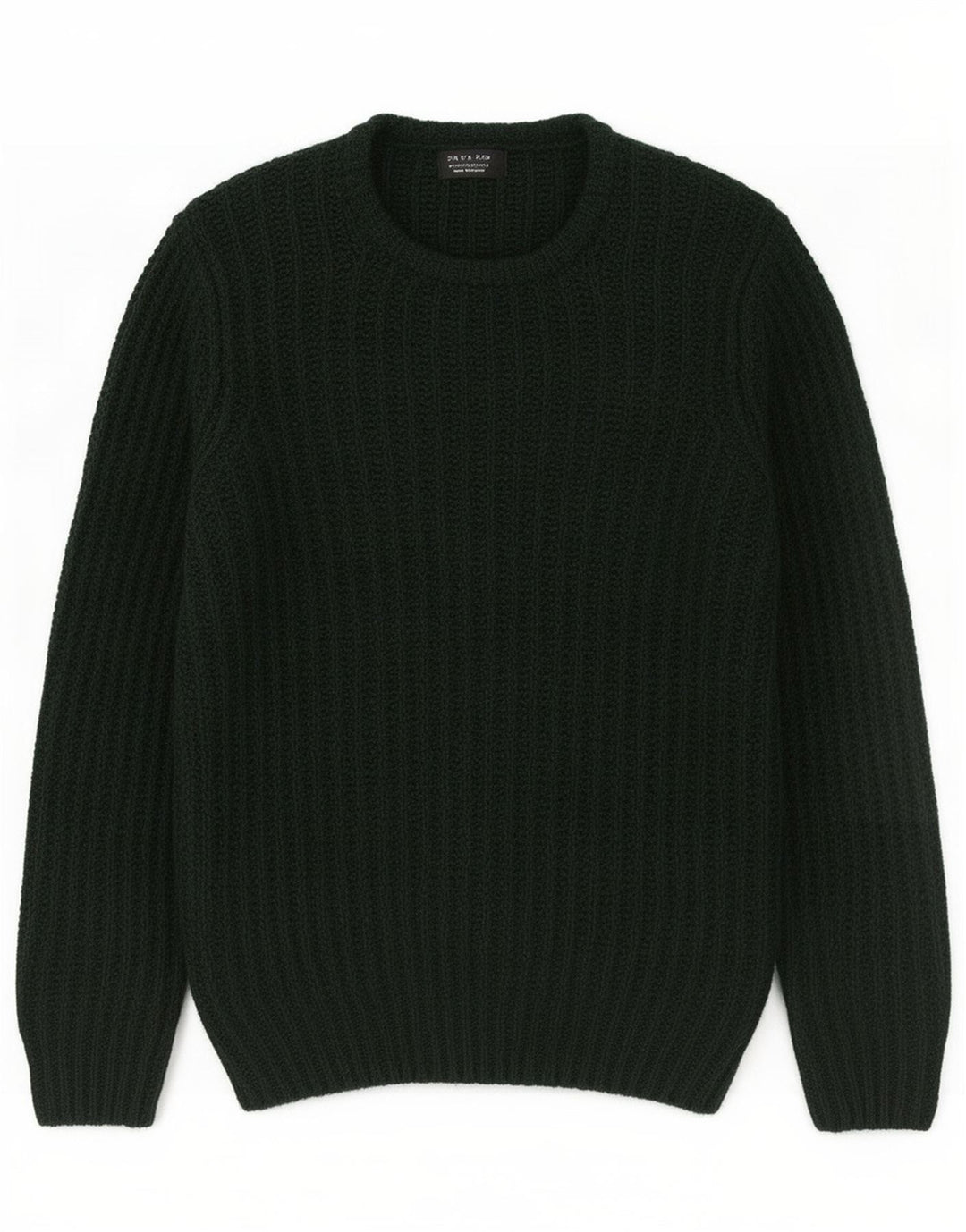 Ανδρικό πουλόβερ Zara Crew Neck Jumper Μεσαίο πράσινο ακρυλικό