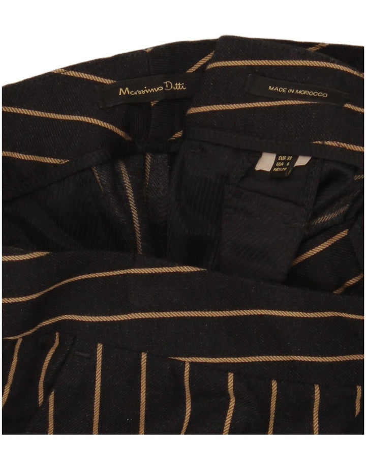 MASSIMO DUTTI Γυναικείο ψηλόμεσο παντελόνι Chino EU 38 Small W28 L28 Μαύρο