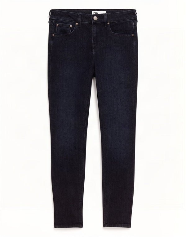 Zara Γυναικείο Skinny Jeans EU 38 Small W28 L28 Navy Blue