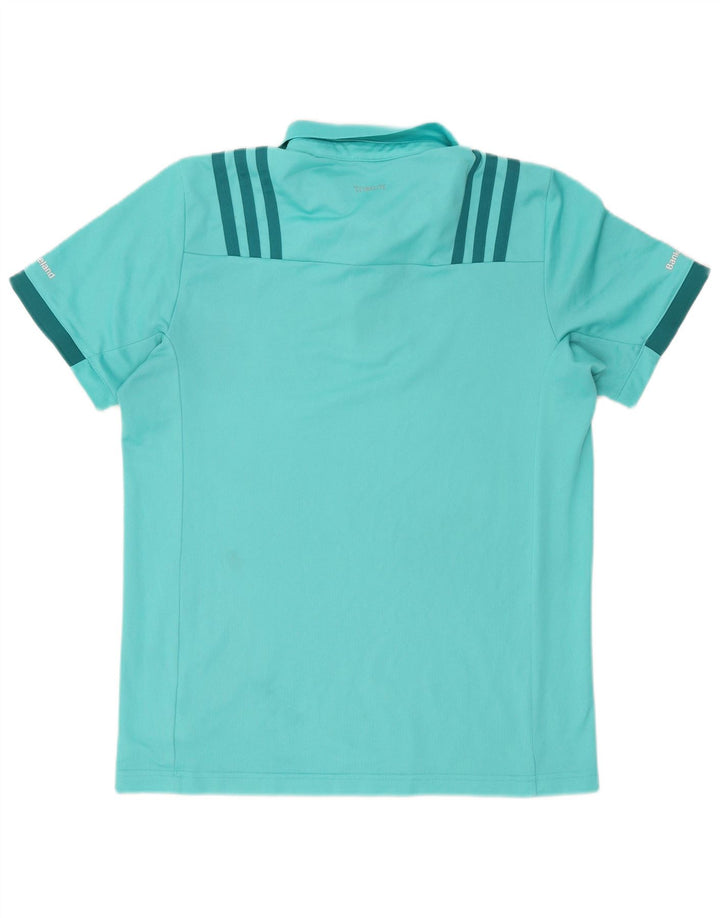 Adidas Ανδρικό Munster Rugby Graphic Polo πουκάμισο μεγάλο μπλε πολυεστέρα