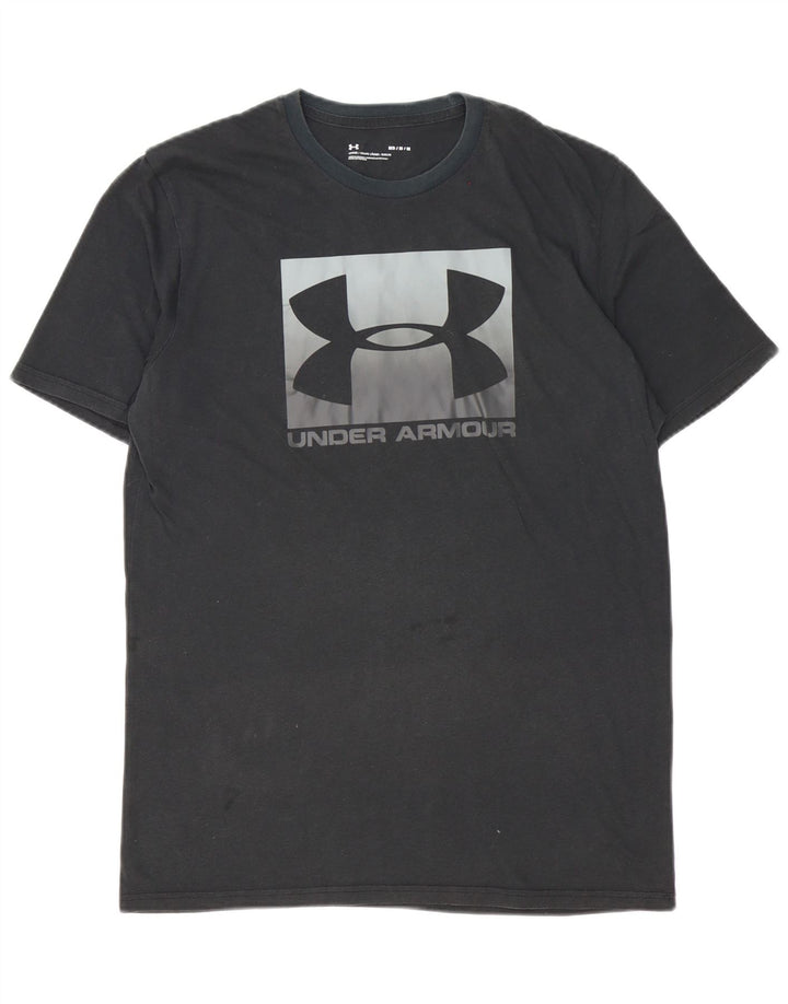 Ανδρικό γραφικό μπλουζάκι Under Armour Top Μεσαίο Μαύρο