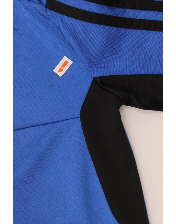 Adidas Boys αθλητική φόρμα Adidas Top Jacket 7-8 Years Blue Colourblock Polyester