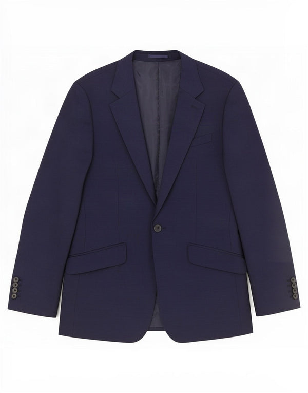 Reiss Ανδρικό μπουφάν σακάκι με 1 κουμπί UK 36 Small Navy Blue Wool