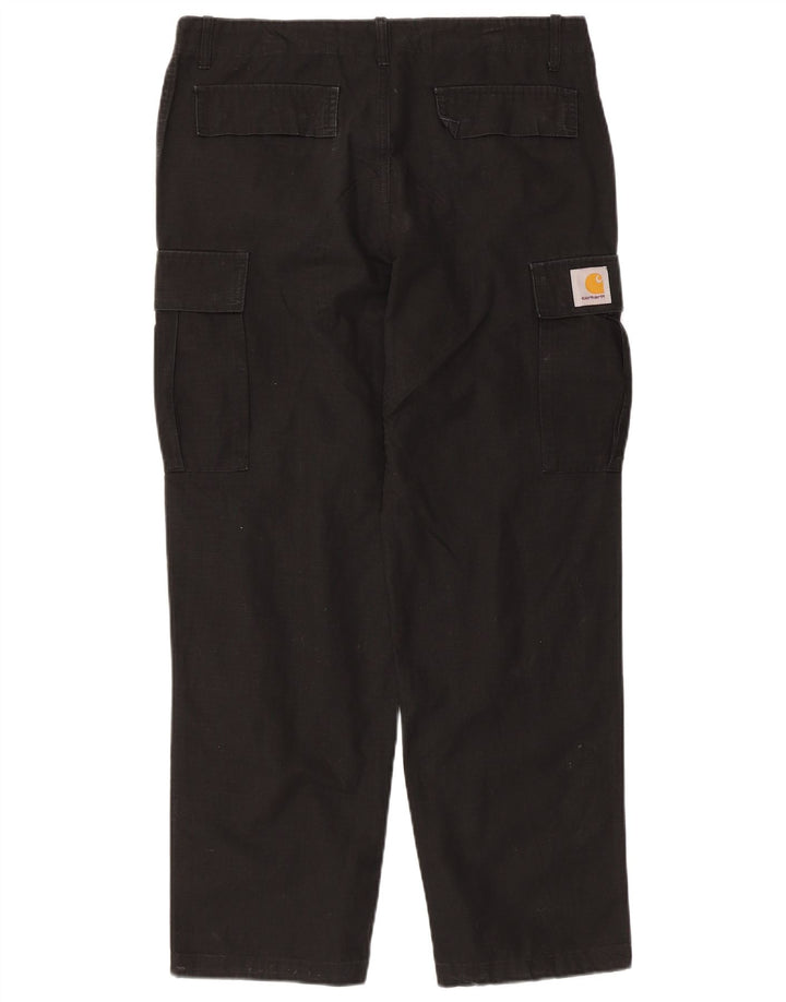 Carhartt Ανδρικό παντελόνι Cargo Medium W34 L29 Μαύρο βαμβακερό
