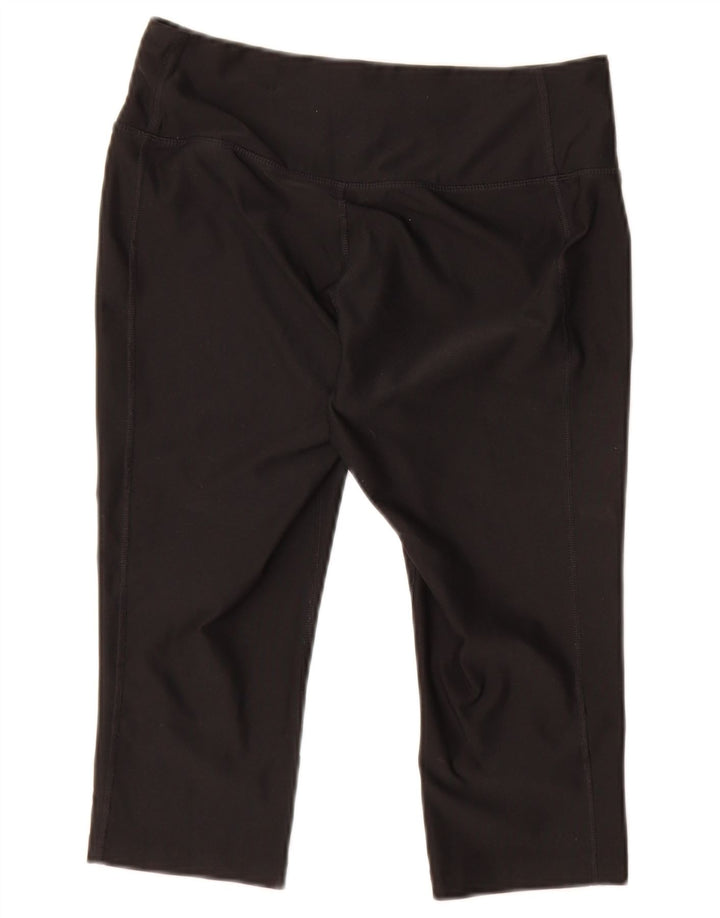 Nike Γυναικεία κολάν Capri UK 10 Small Black Polyester