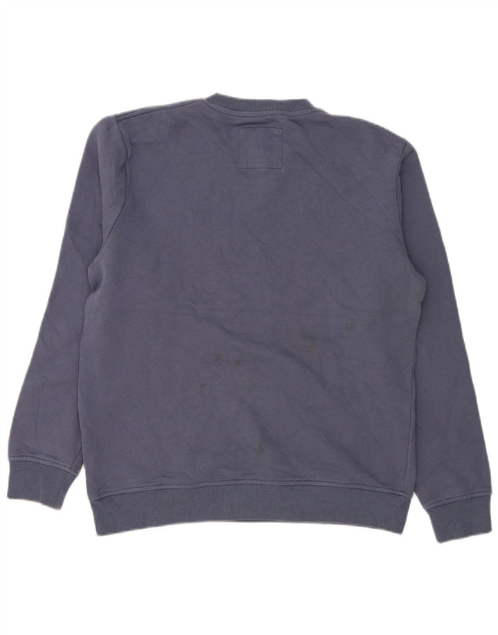 Ανδρικό φούτερ Crew Clothing Jumper από μεσαίο μπλε βαμβακερό