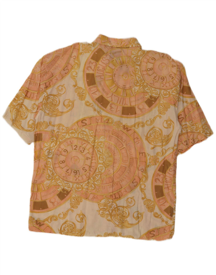 Ανδρικό πουκάμισο Imperial Graphic κοντομάνικο XL Beige